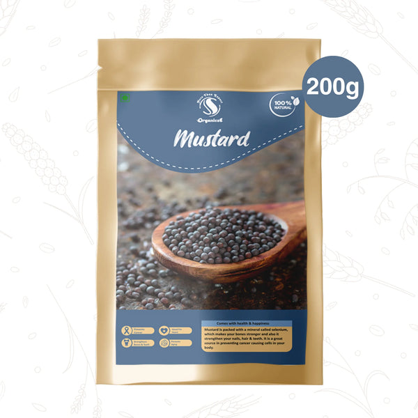 The Mustard Seeds☆Mustard Seeds Organic Whole Mustard Seeds, 1.6 oz (45 g)