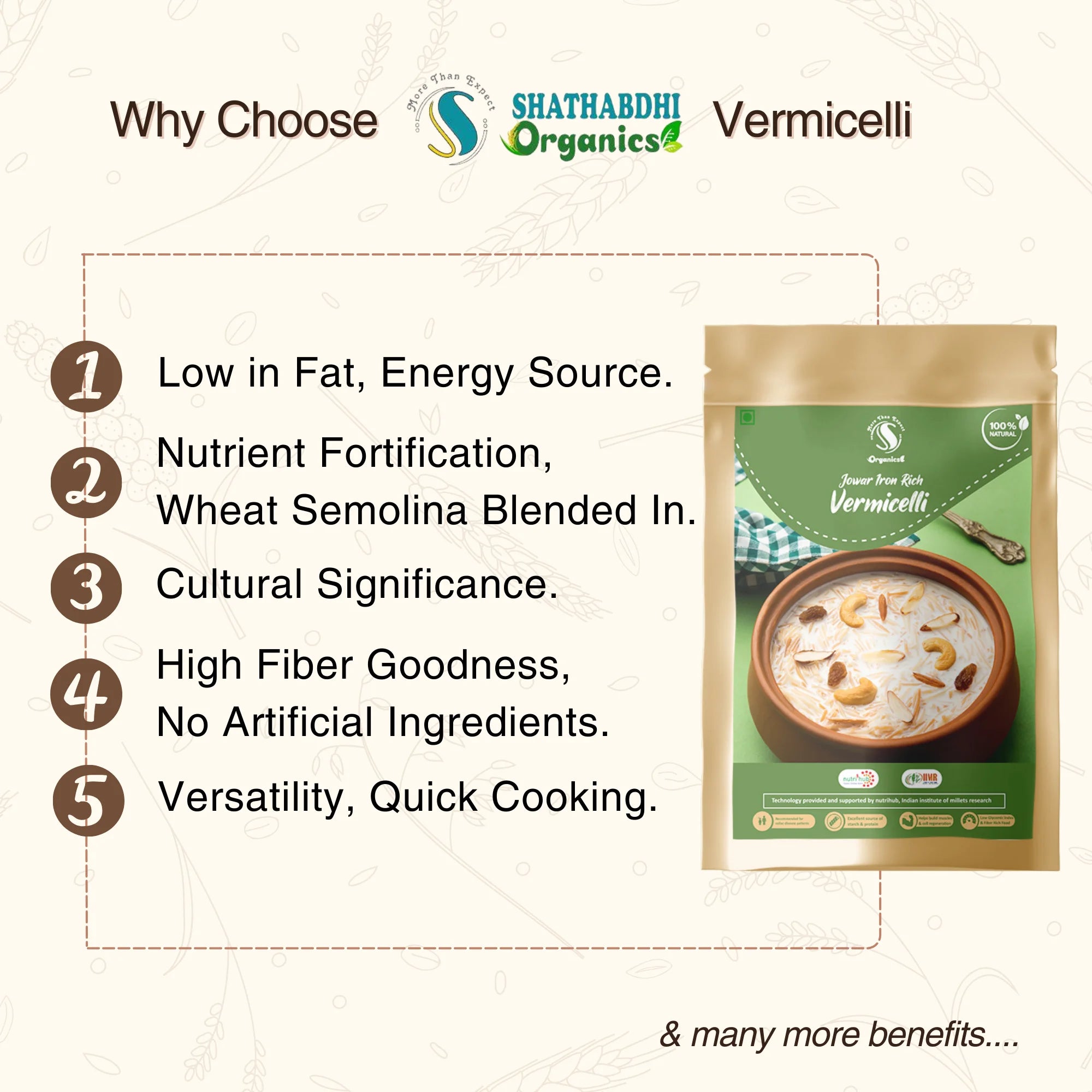 Jowar Iron Rich Vermicelli