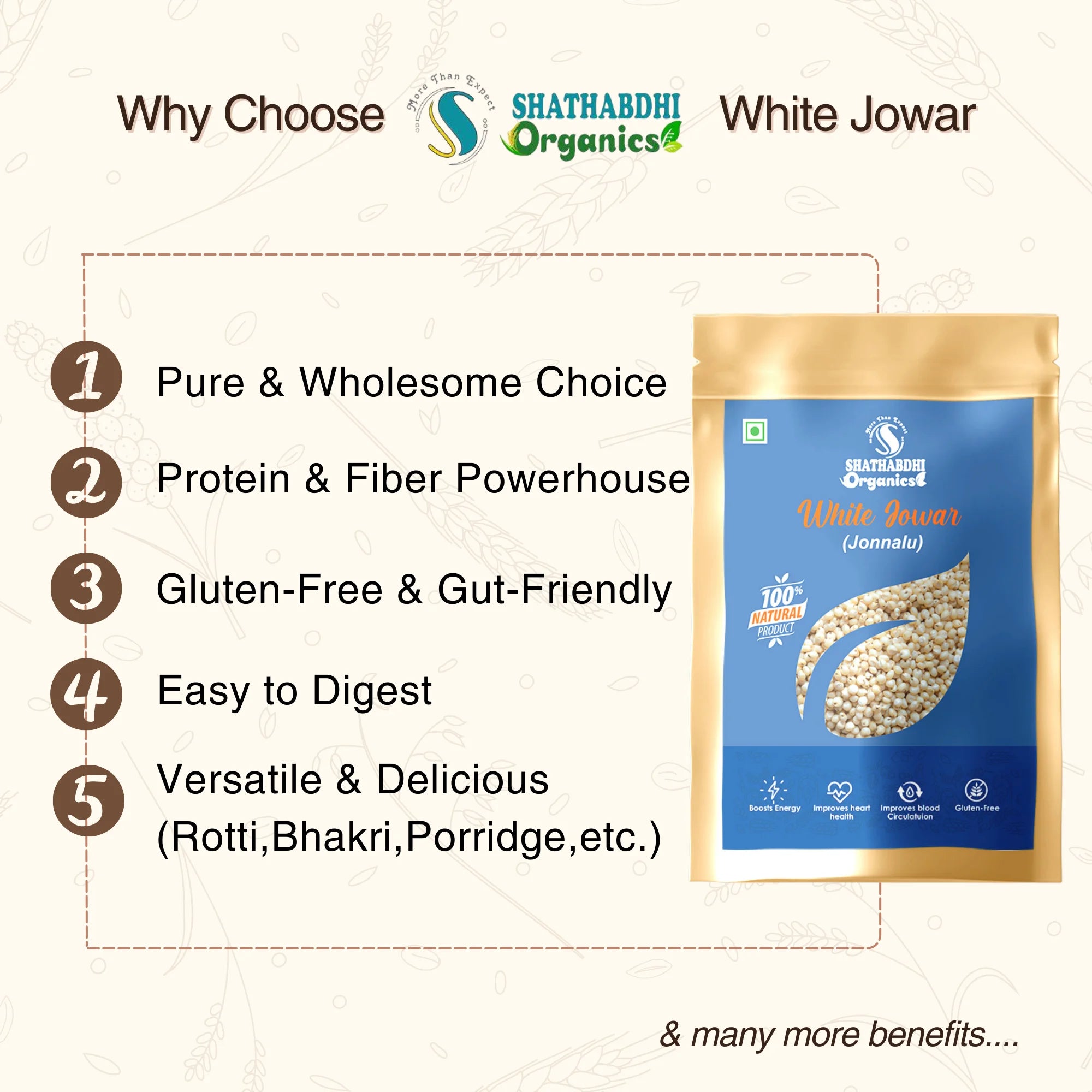 White Jowar (Jonnalu)