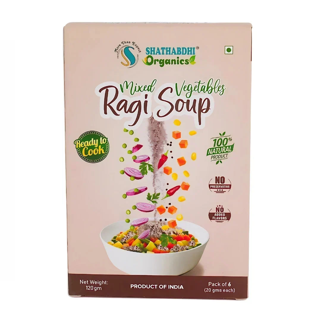 Mixed Vegetables Ragi Soup