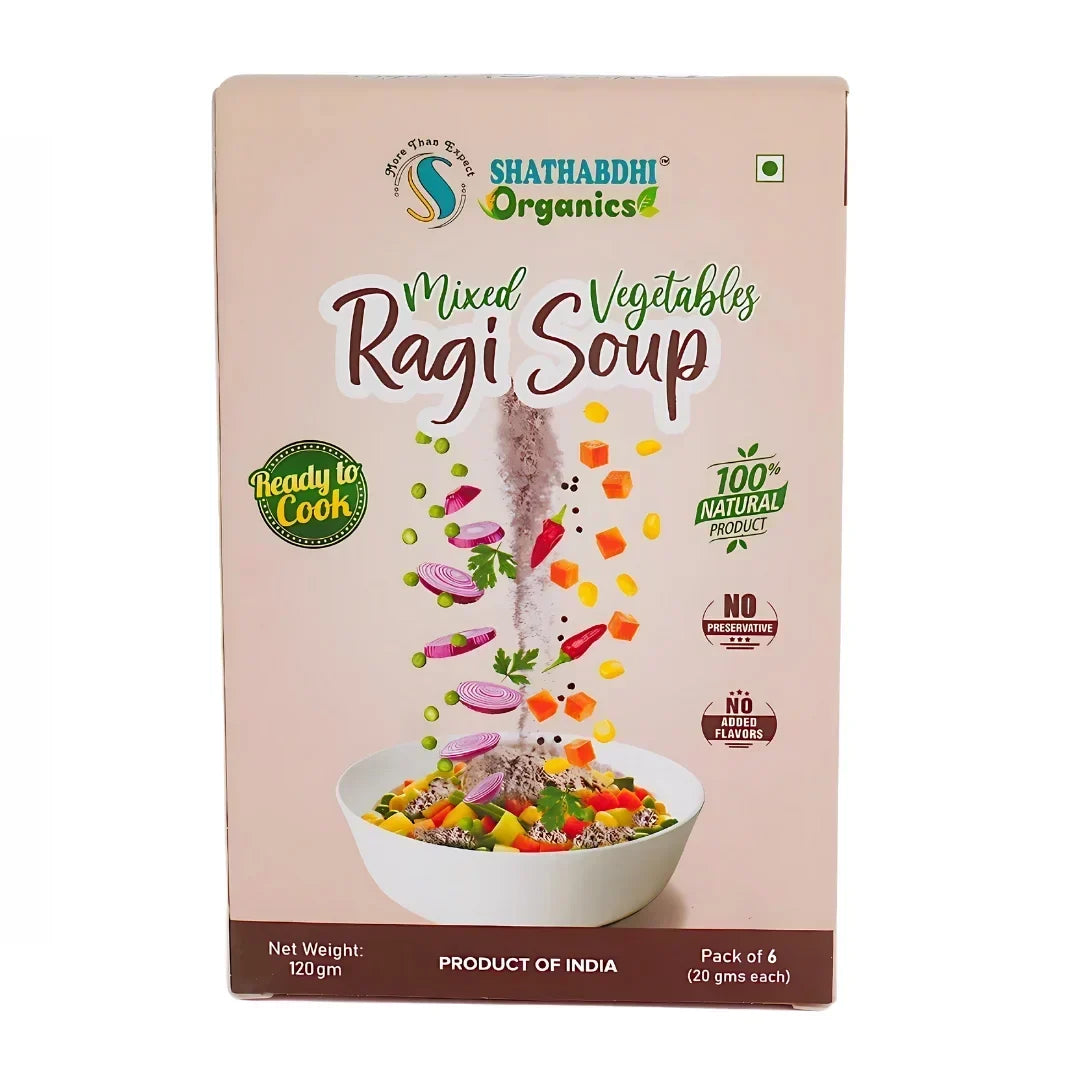 Mixed Vegetables Ragi Soup