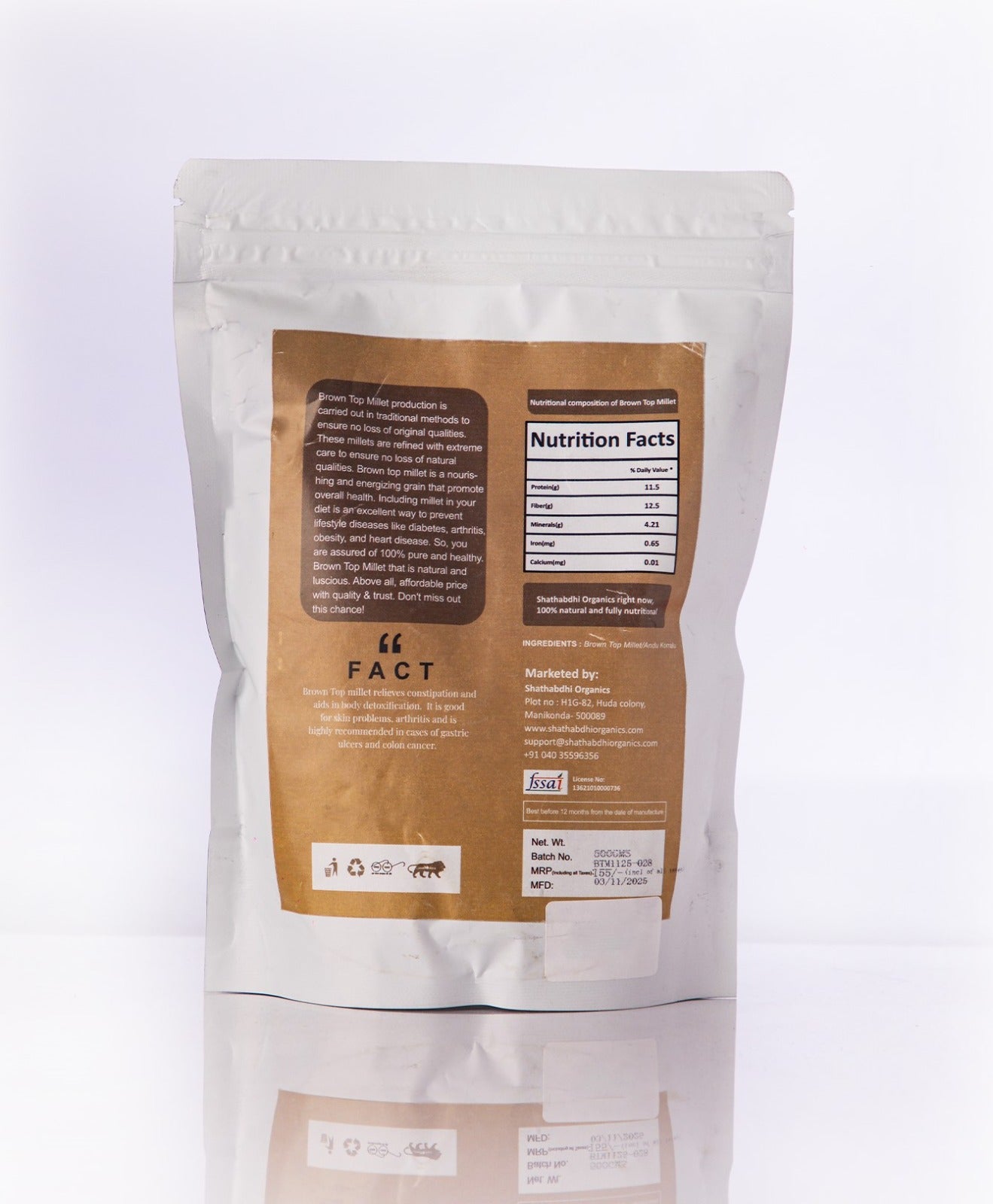 Brown Top Millet (Anda Korralu)