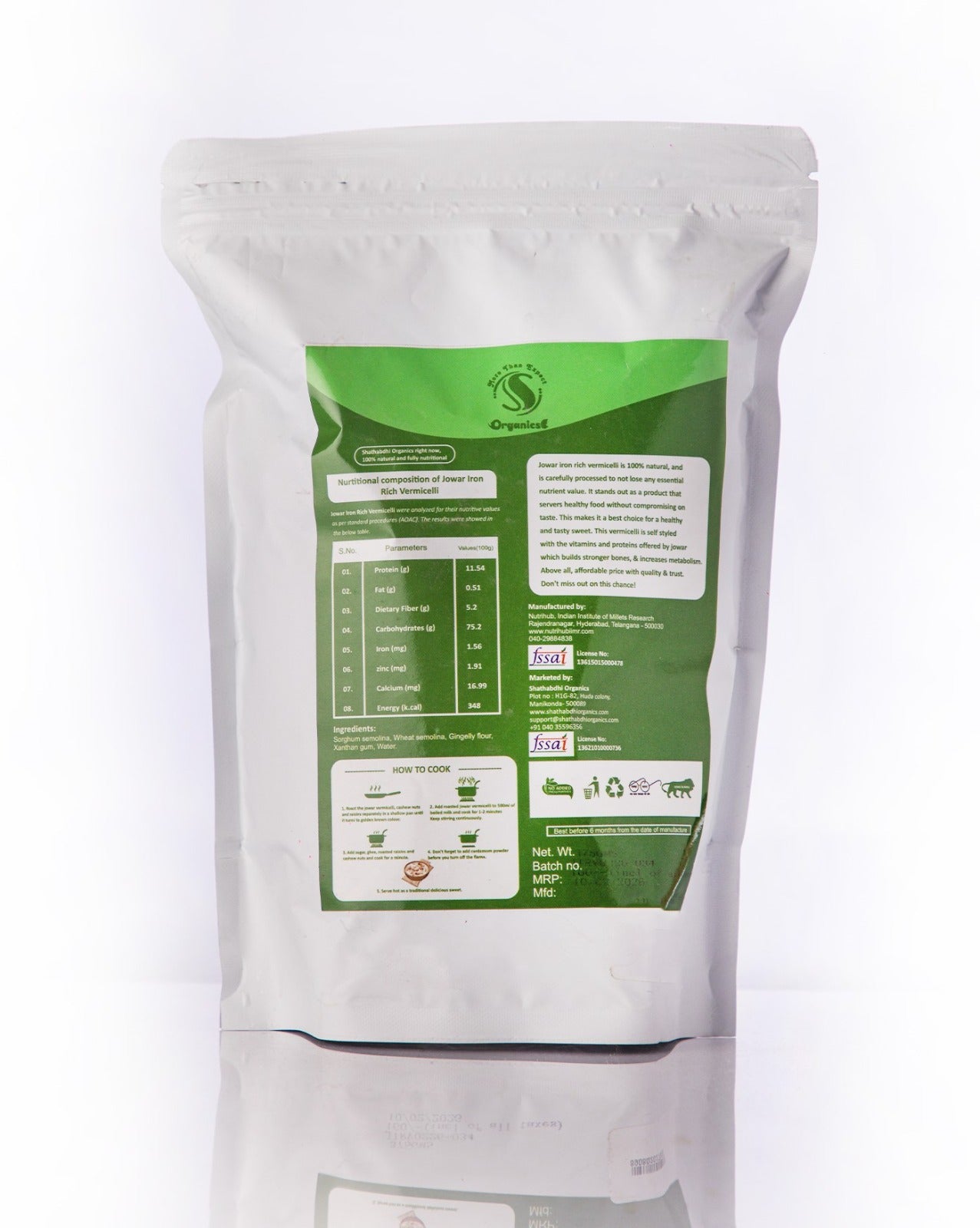 Jowar Iron Rich Vermicelli