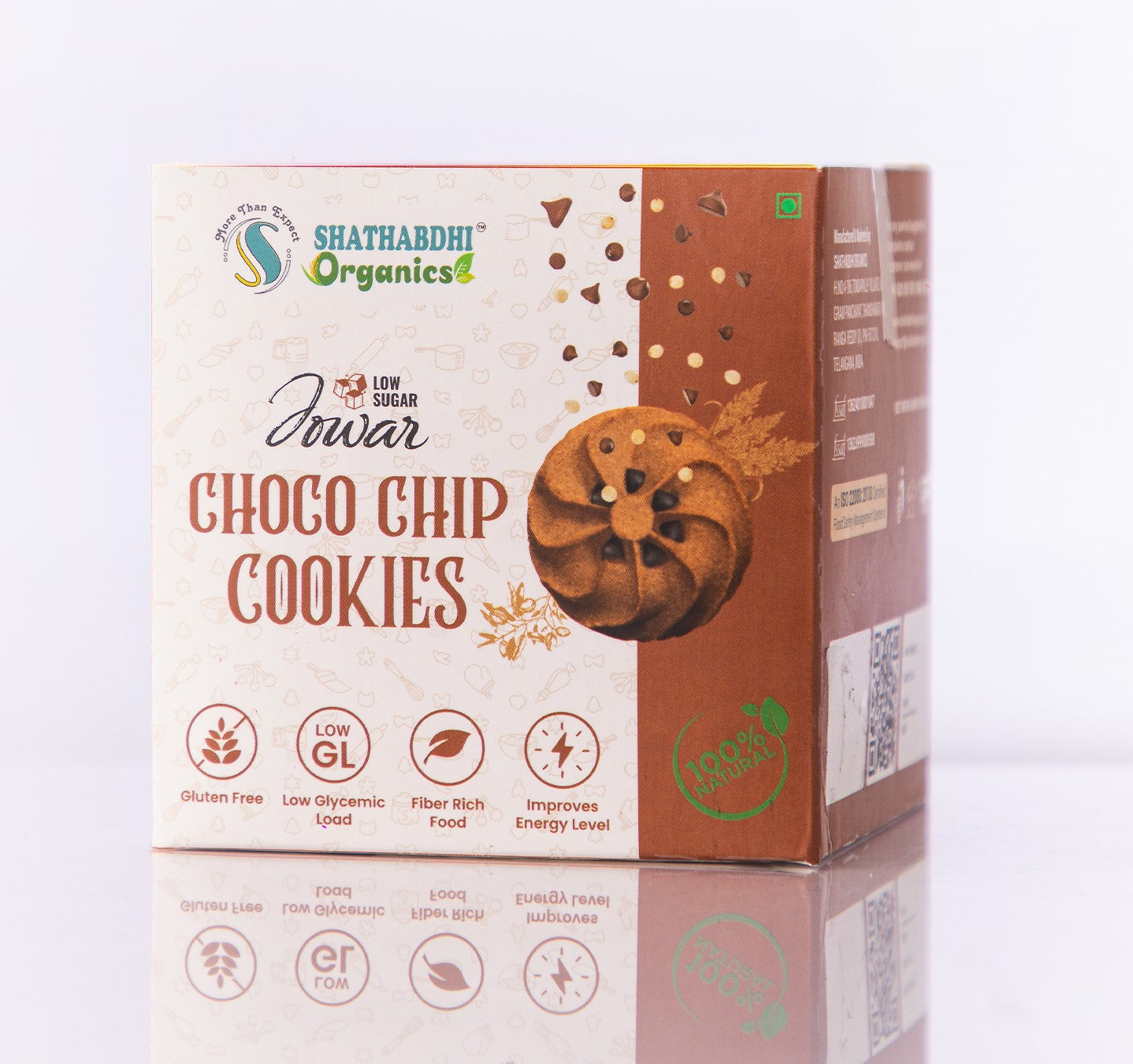 Jowar Choco Chip Cookies Box