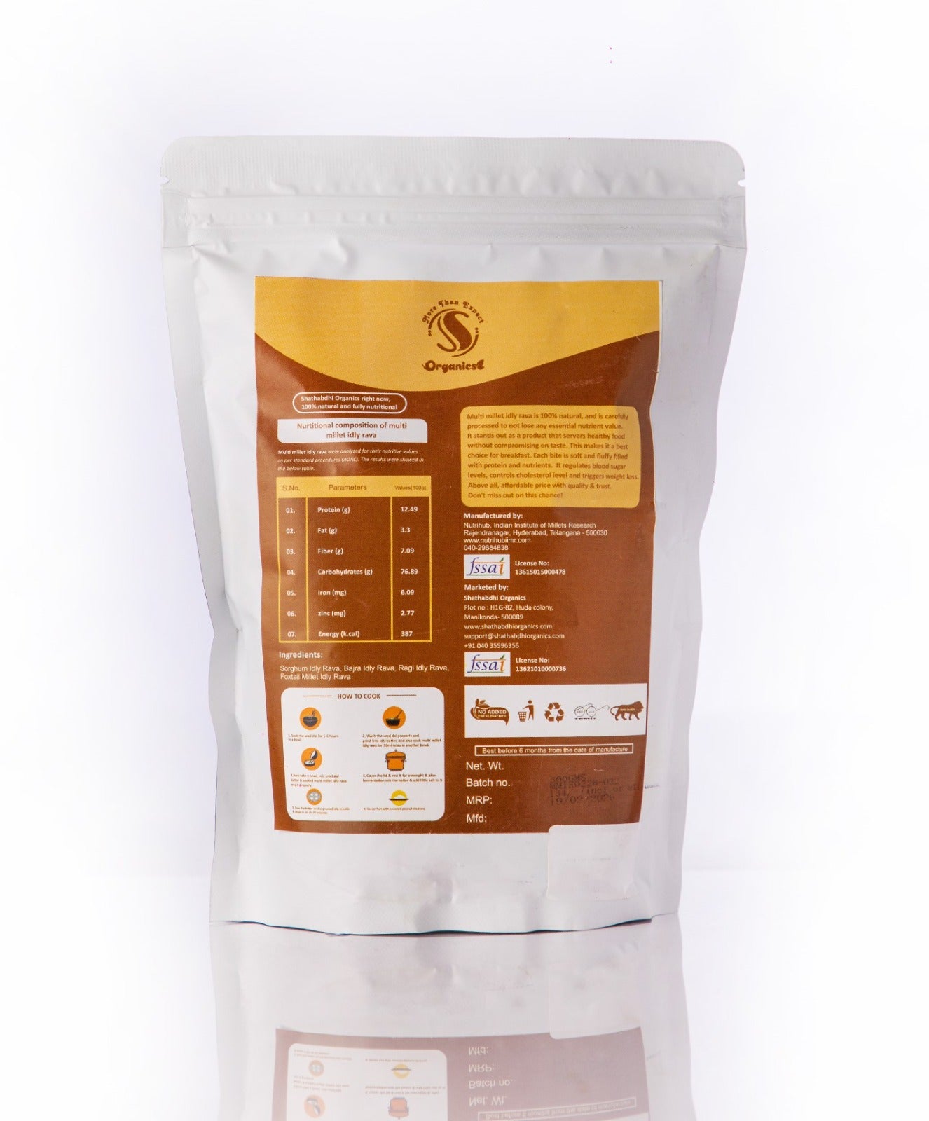 Multi Millet Idly Rava